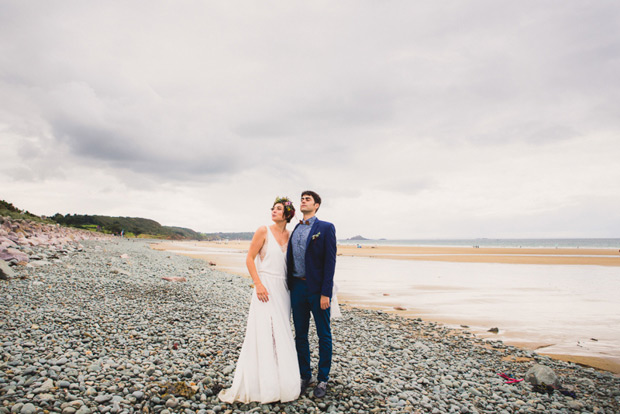 Fun monochrome and wildflower wedding by Annie Gozard Photography | see the wedding in full over on onefabday.com