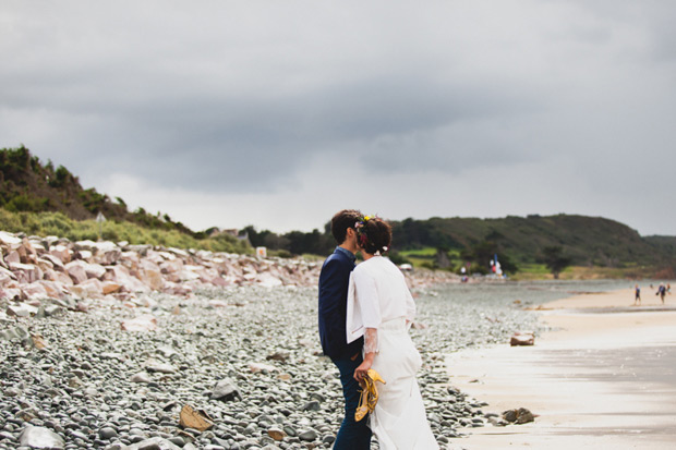 Fun monochrome and wildflower wedding by Annie Gozard Photography | see the wedding in full over on onefabday.com