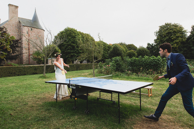 Fun monochrome and wildflower wedding by Annie Gozard Photography | see the wedding in full over on onefabday.com