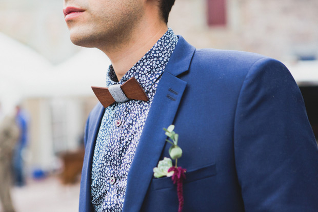 Fun monochrome and wildflower wedding by Annie Gozard Photography | see the wedding in full over on onefabday.com