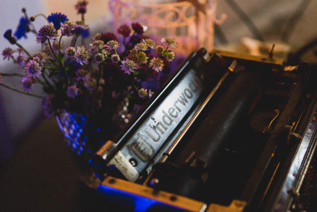 Fun monochrome and wildflower wedding by Annie Gozard Photography | see the wedding in full over on onefabday.com