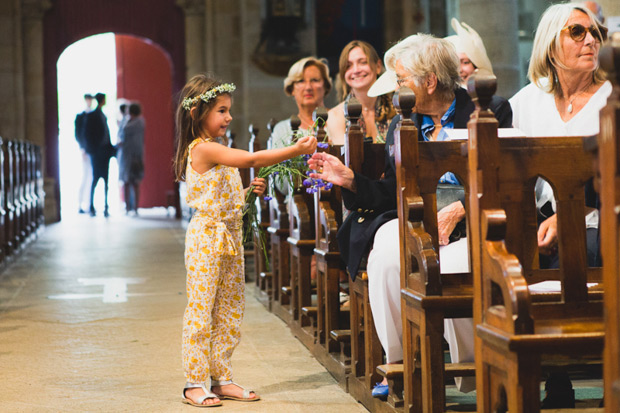 Fun monochrome and wildflower wedding by Annie Gozard Photography | see the wedding in full over on onefabday.com