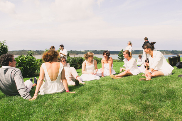 Fun monochrome and wildflower wedding by Annie Gozard Photography | see the wedding in full over on onefabday.com