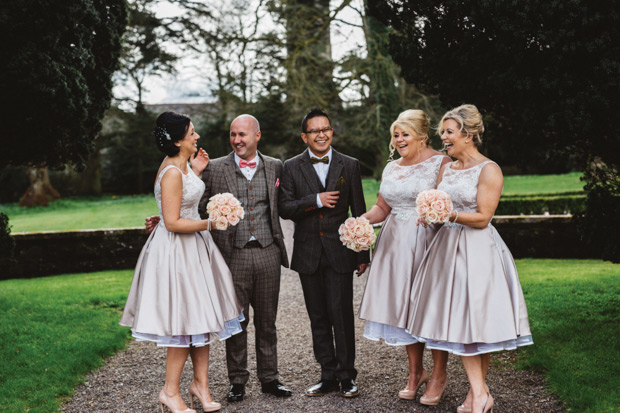 A gorgeous same-sex wedding at Castle Leslie | onefabday.com