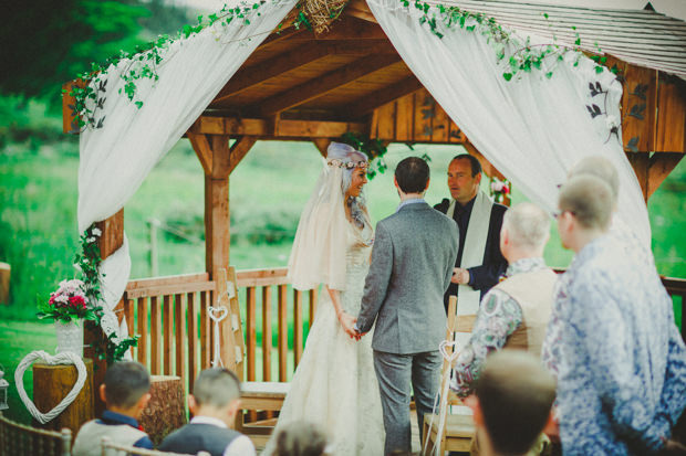 Fun alternative wedding at Kippure Estste by Frain Photo | onefabday.com