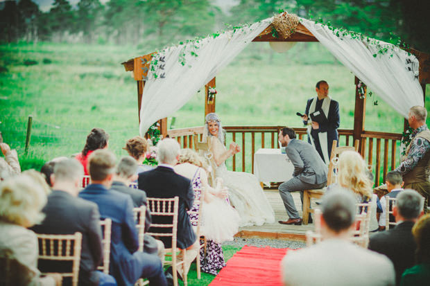 Fun alternative wedding at Kippure Estste by Frain Photo | onefabday.com