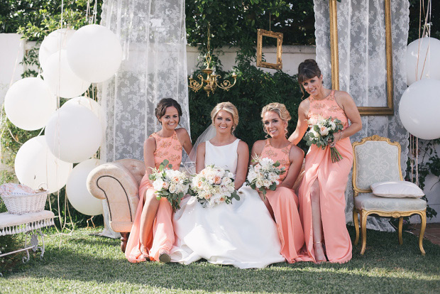 Pretty Peach Wedding by Radka Horvath and Rachel Rose Weddings | see the rest of this beautiful wedding on onefabday-com.go-vip.net