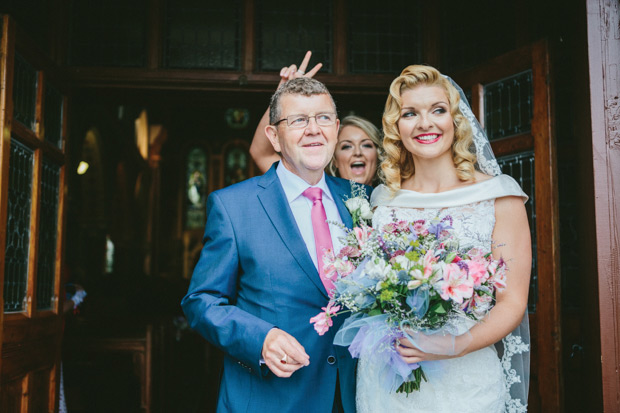 Sweet Vintage Garryvoe Hotel Real Wedding | onefabday.com