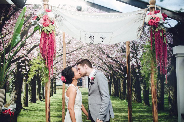 Beautiful Pink Asian Fusion Wedding by Studio Something | onefabday.com