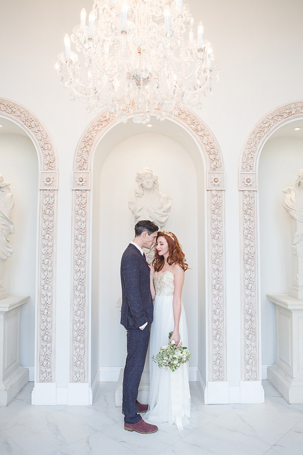 Winter white and gold wedding inspiration | onefabday.com