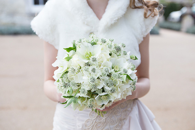 Winter white and gold wedding inspiration | onefabday.com