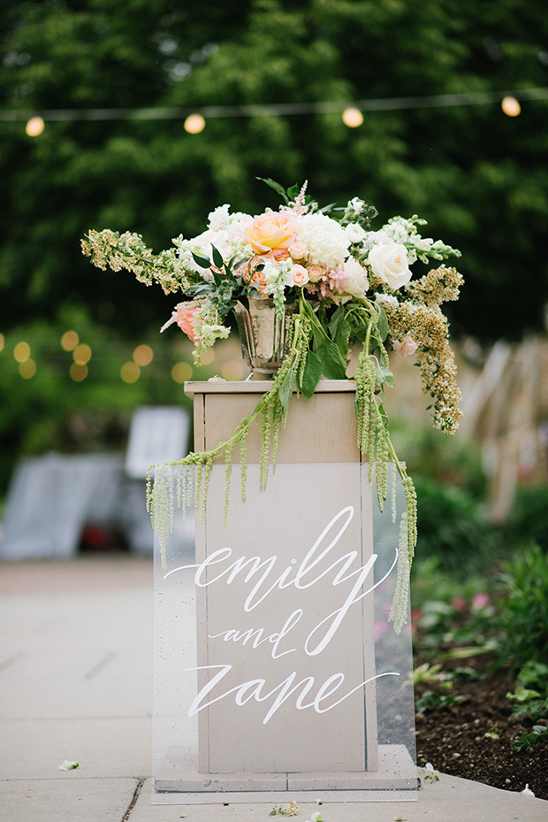 Pretty pink outdoor wedding by Jessica Kettle | onefabday.com