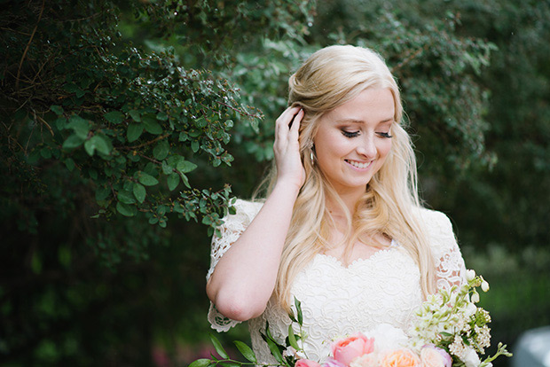 Pretty pink outdoor wedding by Jessica Kettle | onefabday.com