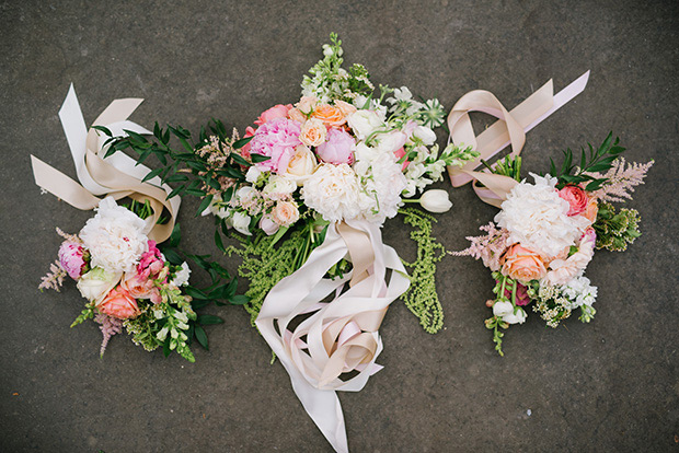 Pretty pink outdoor wedding by Jessica Kettle | onefabday.com