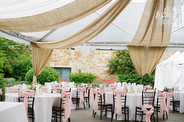 Pretty pink outdoor wedding by Jessica Kettle | onefabday.com