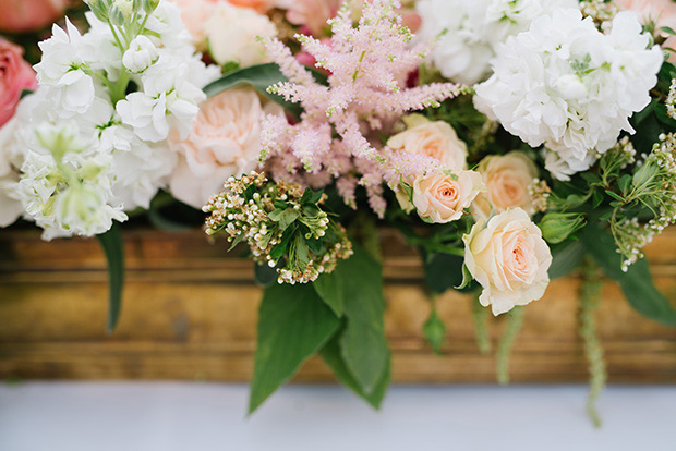 Pretty pink outdoor wedding by Jessica Kettle | onefabday.com