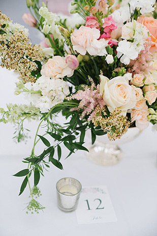 Pretty pink outdoor wedding by Jessica Kettle | onefabday.com