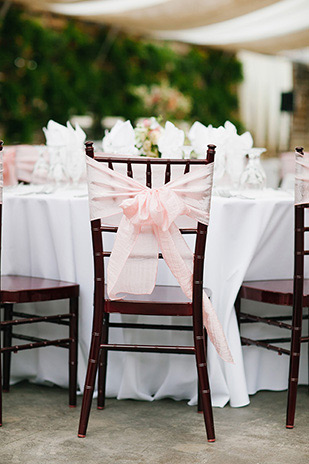 Pretty pink outdoor wedding by Jessica Kettle | onefabday.com