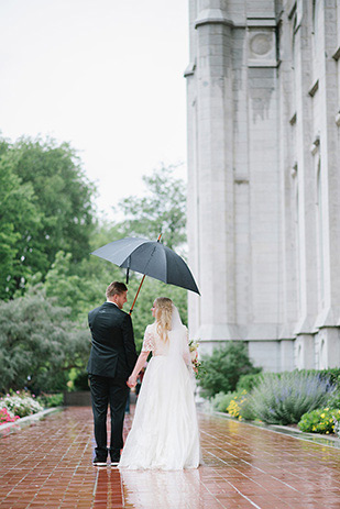 Pretty pink outdoor wedding by Jessica Kettle | onefabday.com