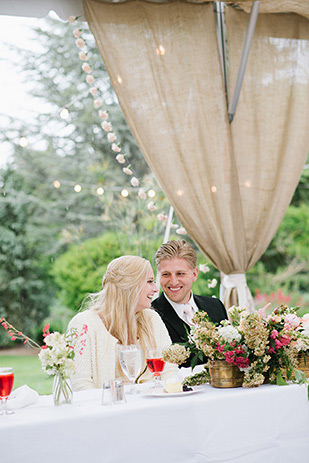 Pretty pink outdoor wedding by Jessica Kettle | onefabday.com