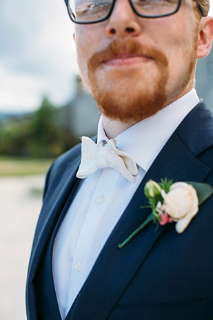 Pretty Powerscourt House Wedding by Larry McMahon Photography | onefabday.com