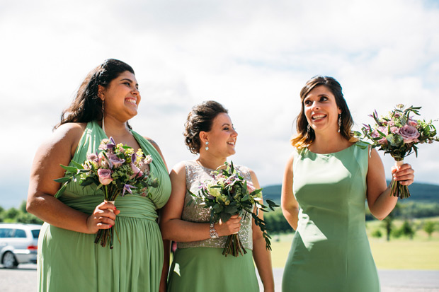 Pretty Powerscourt House Wedding by Larry McMahon Photography | onefabday.com