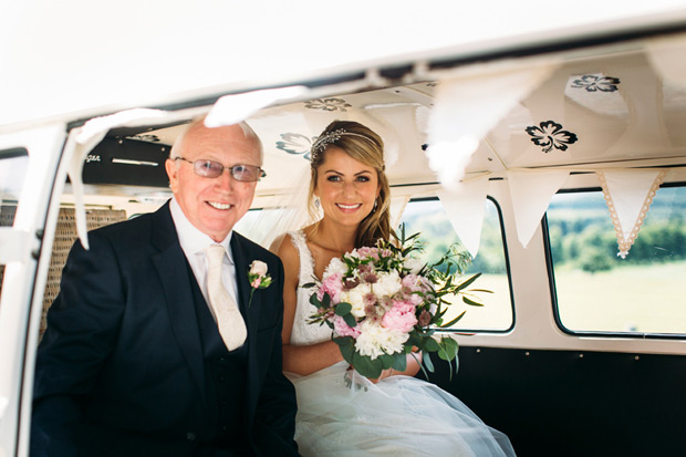 Pretty Powerscourt House Wedding by Larry McMahon Photography | onefabday.com