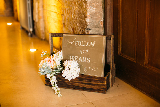 Pretty Powerscourt House Wedding by Larry McMahon Photography | onefabday.com