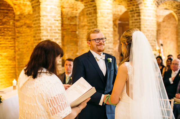 Pretty Powerscourt House Wedding by Larry McMahon Photography | onefabday.com