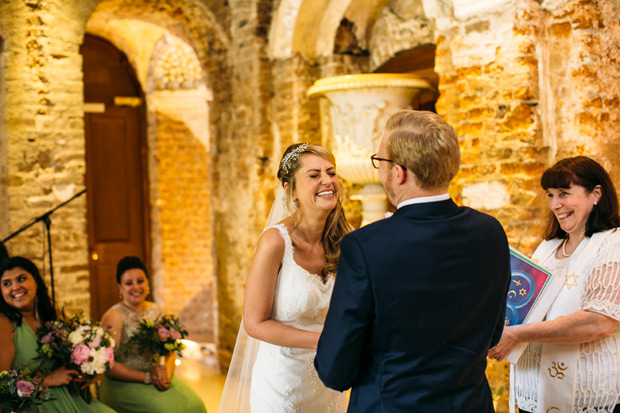 Pretty Powerscourt House Wedding by Larry McMahon Photography | onefabday.com