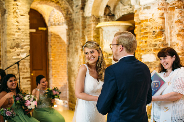 Pretty Powerscourt House Wedding by Larry McMahon Photography | onefabday.com