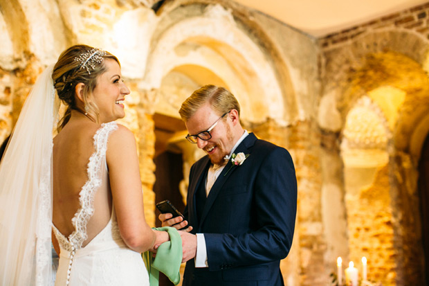 Pretty Powerscourt House Wedding by Larry McMahon Photography | onefabday.com