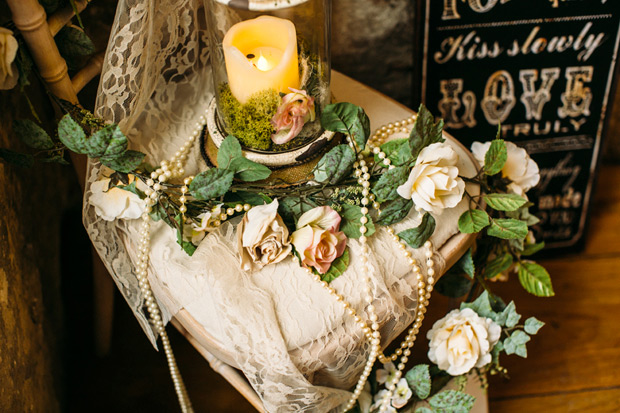 Pretty Powerscourt House Wedding by Larry McMahon Photography | onefabday.com