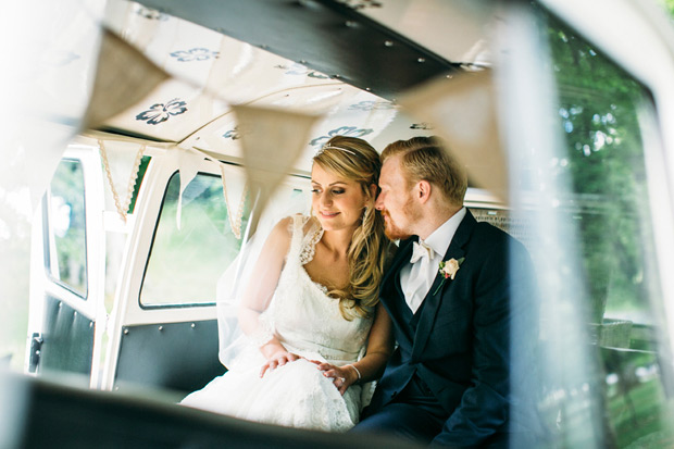 Pretty Powerscourt House Wedding by Larry McMahon Photography | onefabday.com