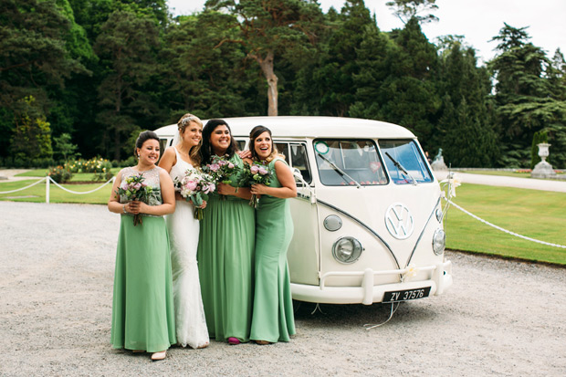 Pretty Powerscourt House Wedding by Larry McMahon Photography | onefabday.com