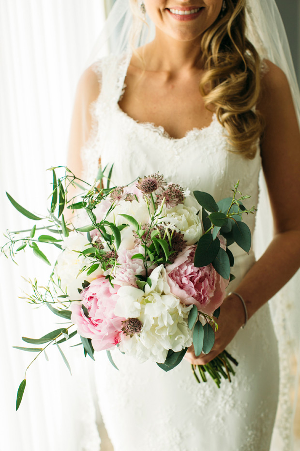 Pretty Powerscourt House Wedding by Larry McMahon Photography | onefabday.com