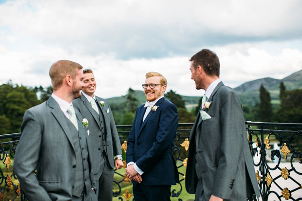 Pretty Powerscourt House Wedding by Larry McMahon Photography | onefabday.com