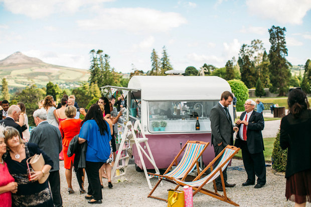 Pretty Powerscourt House Wedding by Larry McMahon Photography | onefabday.com