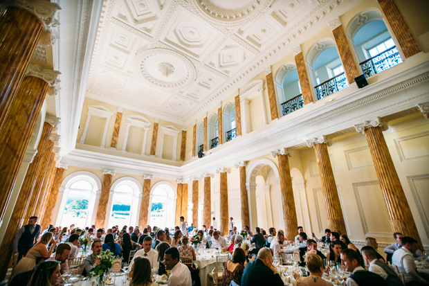 Pretty Powerscourt House Wedding by Larry McMahon Photography | onefabday.com