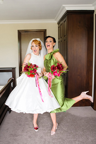 Super cute retro wedding at The Four Seasons by Paula Donnelly  | onefabday.com