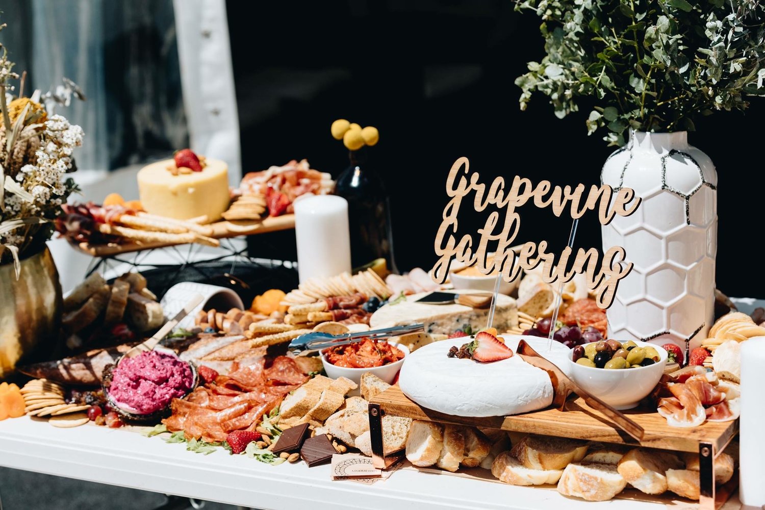 wedding food station ideas grazing tables