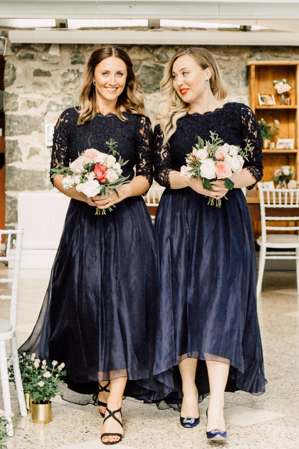 Navy Bridesmaids 