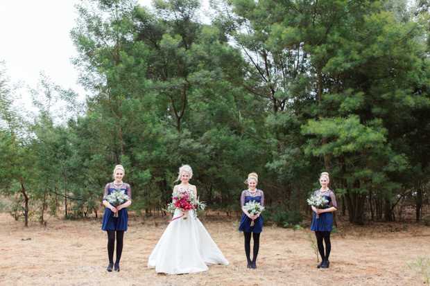 Fairytale Burgundy and Blue Wedding by Carolien and Ben Photography | onefabday.com