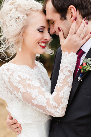 Fairytale Burgundy and Blue Wedding by Carolien and Ben Photography | onefabday.com