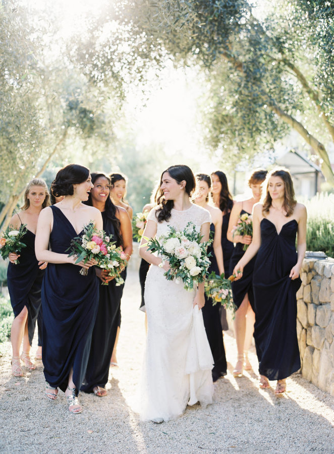 Navy bridesmaids