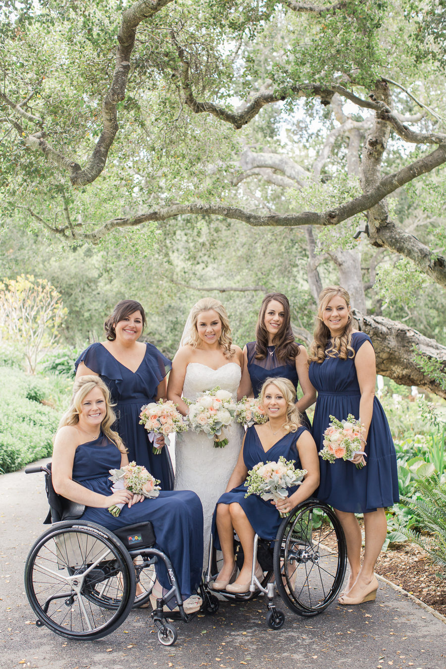 Bridesmaids in Navy