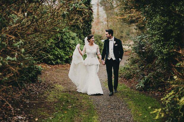 Beautiful black tie wedding at Waterford Castle | onefabday-com.go-vip.net