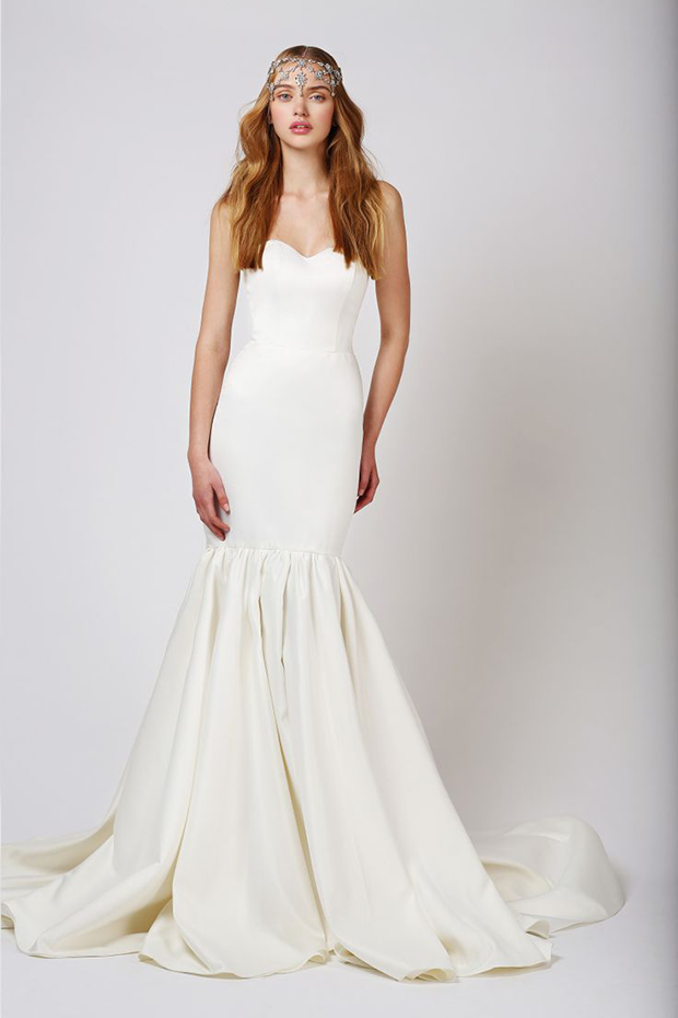 Sorene wedding dress by The Babushka Ballerina - sweetheart neckline wedding dress | See more on onefabday.com