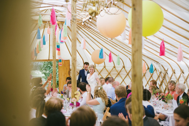 Fun Tipi Wedding at The Trout Inn at Tadpole Bridge | onefabday.com