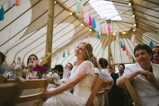 Fun Tipi Wedding at The Trout Inn at Tadpole Bridge | onefabday.com